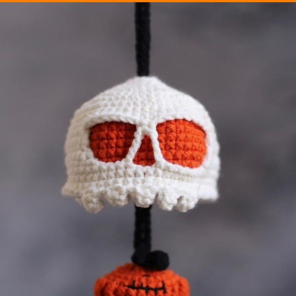 3in1 spooky ghost car hanger crochet pattern