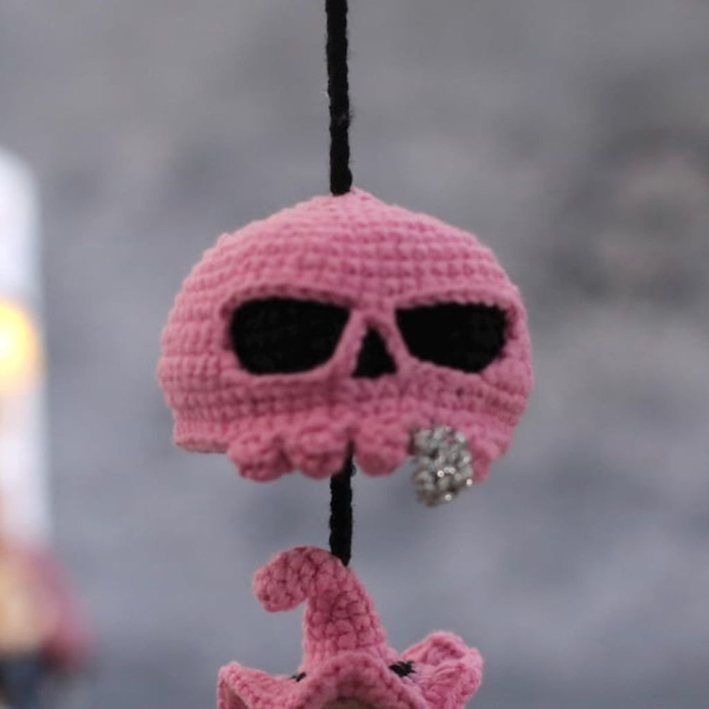 3in1 spooky ghost car hanger crochet pattern