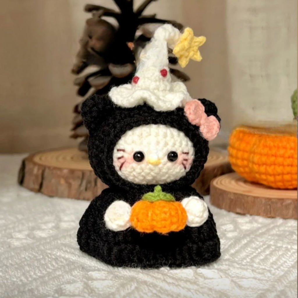 hello kitty halloween crochet pattern