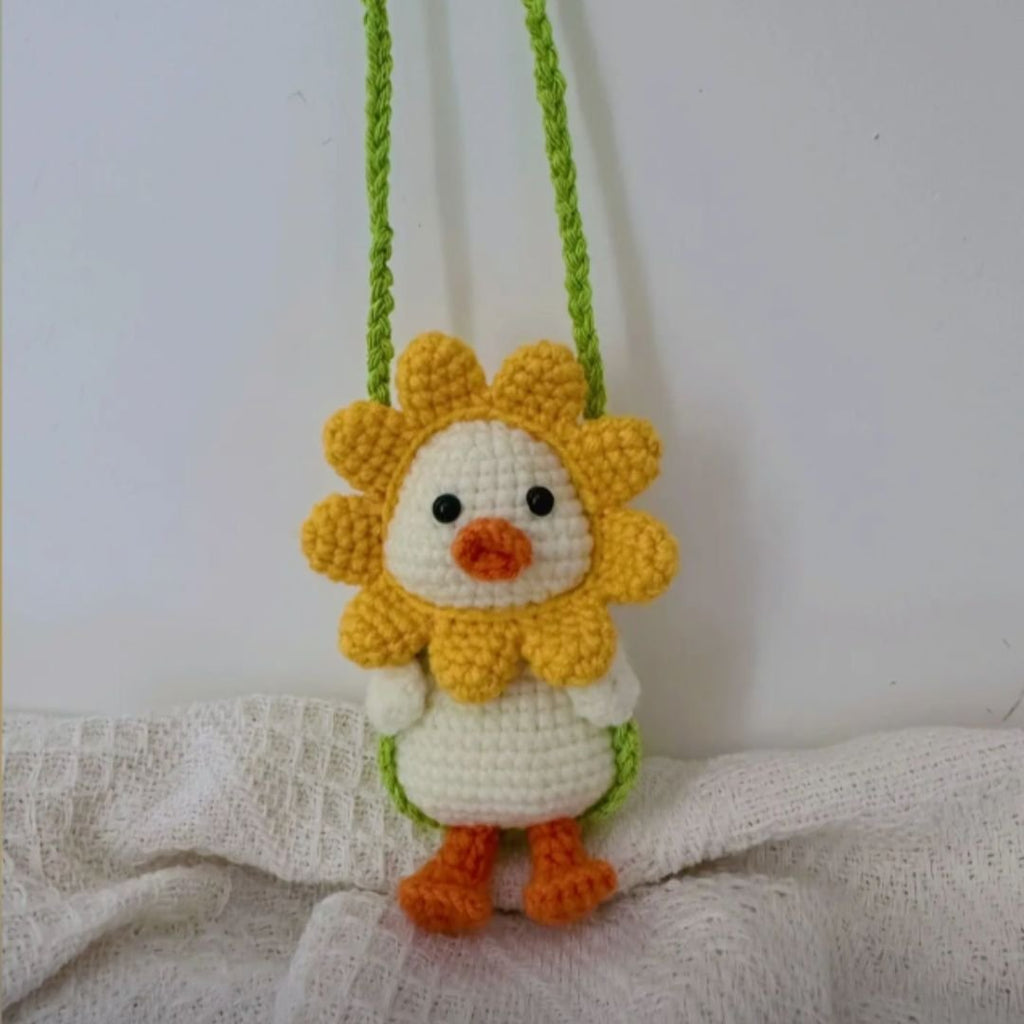 sunflower duck crochet pattern