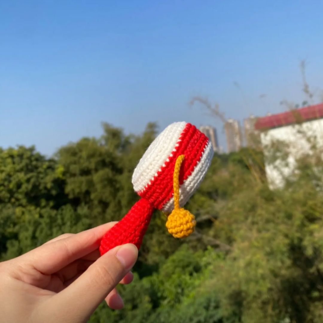 rattle drum crochet pattern