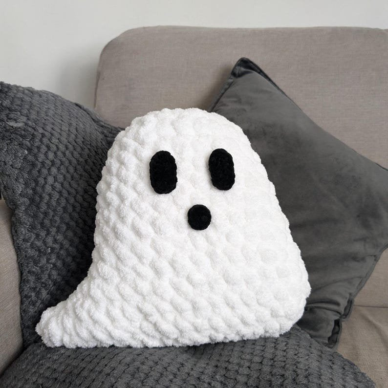 boo buddy pillow crochet pattern